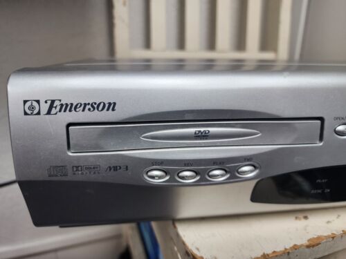 Emerson DVD/VCR For Parts/Repair DVD Works VHS Eats Tape Model EWD2203 No Remote - Picture 4 of 7