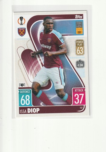 2021/22 Topps Match Attax Soccer Cards 1-150 - Pick Your Cards Complete Your Set - Picture 106 of 148