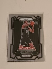 2023-24 Panini Monopoly Prizm Noah Clowney #12 Brooklyn Nets Rookie Card RC QTY
