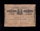 F.C.  BANCO DE CADIZ , 500 REAIS 1856 , 1st ISSUE , MBC- .