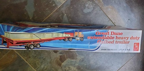 1:25 Scale AMT AMT1111/06 Great Dane Extendable Heavy Duty Trailer Kit NEW - Picture 4 of 5