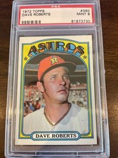 1972 Topps #360 Dave Roberts PSA 9 Mint Houston Astros