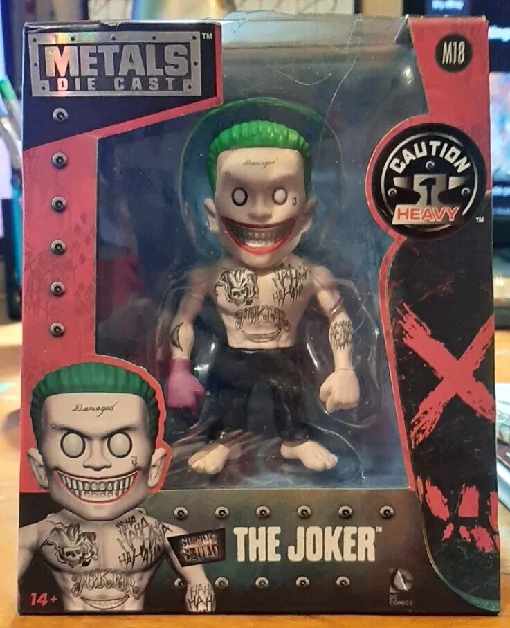 Joker Metals Die Cast DC Comics Suicide Squad Figure M21 Collectible Toy READ