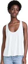 Free People Every Day Tank Top in White  S 