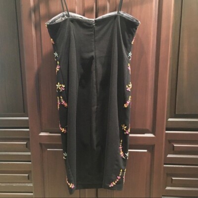 Adrianna Papell Strapless Beaded Cocktail Dress, Size 6 - Excellent  Condition | eBay