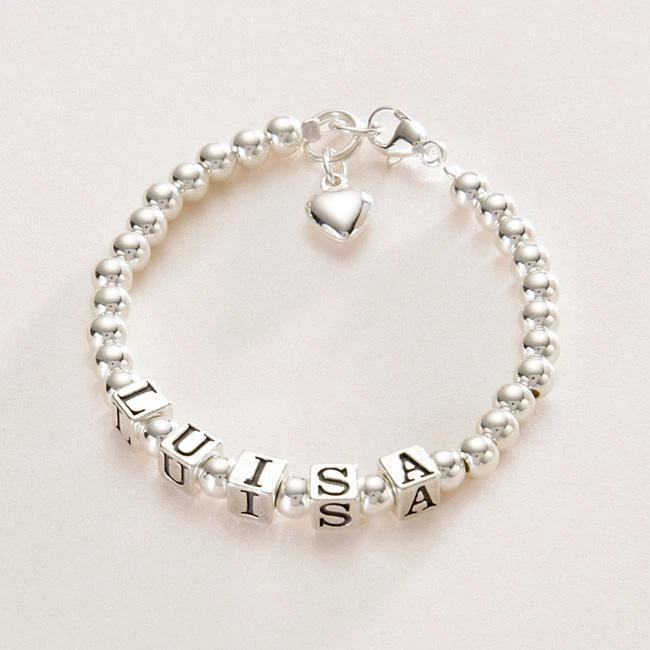 Silver clearance name charms
