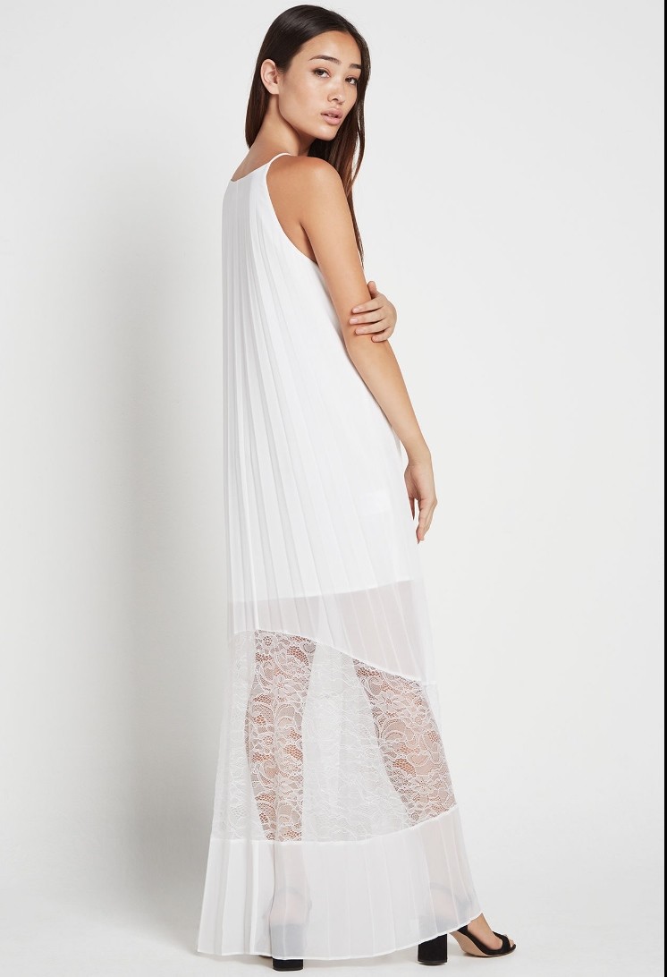 knee length dresses for ladies Lace Strapless V Neckline Gown – BCBGMAXAZRIA