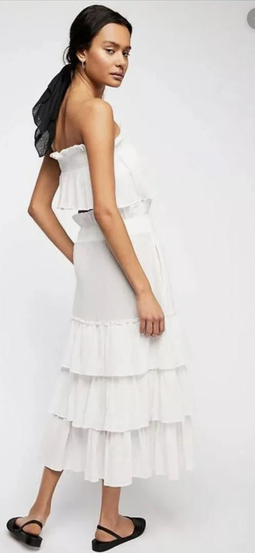 Endless summer by free people sea best sale breeze strapless crop top & midi skirt