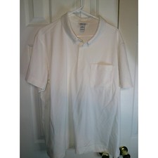 Duluth Trading Polo Shirt Pocket Short Sleeve Casual White XL