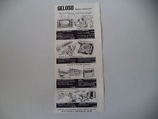 advertising Pubblicità 1967 GELOSO TELEVISORE/FONOVALIGIA G 179/RADIO G 520