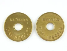 NEUE Miele Waschmarken Nr. 1699370 original 25 Stück