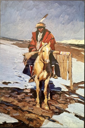 Ned Jacob Exhibit Poster Whitney Gallery of Western Art Signed 1976 - Picture 2 of 6