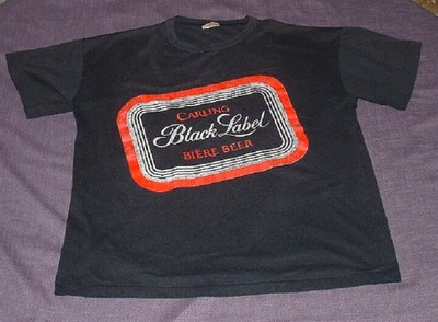 black label beer t shirt