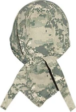 Pixelated Camo Camouflage Head Wrap Bandanna Sweatband Durag Biker Free Shipping