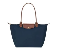 LONGCHAMP Le Pliage Original Tote Medium Shoulder Bag Navy