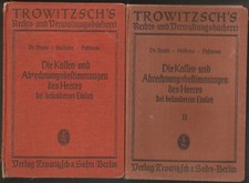 Die Kassen-u.Abrechnungsbestimmungen des Heeres. Band I+II. 1940