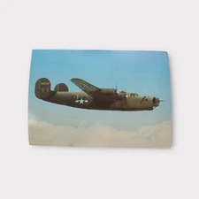 Post Card B-24J Liberator Plane Bomber Above the Clouds Vintage Postcard U.S.A.