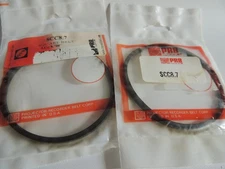 2 New PRB SCC8.7 Square Cut Belts for VCR Cassette CD/DVD Drive