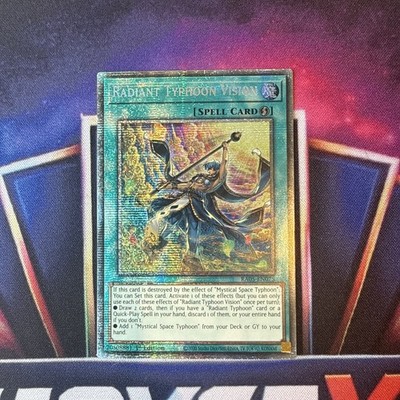 Yugioh! Radiant Typhoon Vision STARLIGHT RARE RA05-DE075