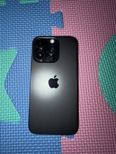 Apple iPhone 16 Pro sbloccato nero titanio solo per parti di ricambio. Telefono non funzionante.