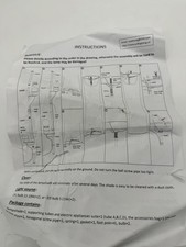 Modern Floor Lamp Kit w/ Fabric Lampshade, Metal Stand  CFL Bulb Home Lighting