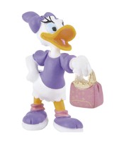 Bullyland 15343 - Spielfigur Walt Disney Daisy Duck Mit Tasche, Ca. 6,5 Cm, Deta