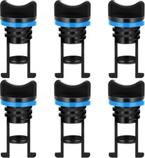 6 Pieces Kayak Drain Plugs Kits Nylon Thread Drain Stopper for Kayak Dinghy