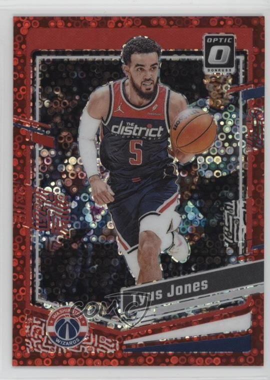 2023-24 Panini Donruss Optic Fast Break Red Prizm 36/75 Tyus Jones #182 07rd