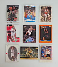 UPPER DECK, PANINI ECT 1998-2025 ALLEN IVERSON NBA BASKETBALL CARDS ( 9 CARDS )