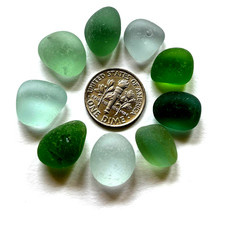 Surf Tumbled Sea Glass For Collectors for their Collection 9 Fatties