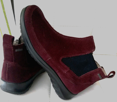 Legero Damen Softboot Gefütterte Gore-tex Wlnter Stiefelette Velour Größe 36 neu