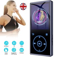 Support 128GB Portable Bluetooth MP4/MP3 Music Player Media FM Radio Recorder