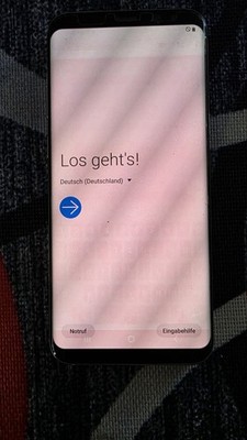 Samsung Galaxy  S8+ ohne Simlock mit Schutzhülle
