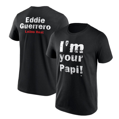 Eddie Guerrero WWE T-Shirt Herren schwarz I'm Your Papi! Top - Neu
