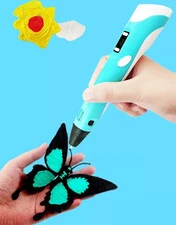 3D Printer Pen 3D Drawing Pen 3D Printing Toy W/ 6 Random Colors Filaments