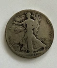 1921 US 50C Walking Liberty Half Dollar Silver Good Condition