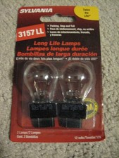 Sylvania 3157ll Long Life 2pack Auto Light Bulbs 3157llbp 12v Parking Stop Tail