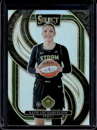 2025 Panini WNBA Select Katie Lou Samuelson Premier Level Silver Prizm #143