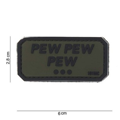Patch 3D PVC Pew pew pew #10084