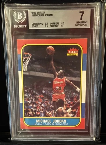 Jordan 1986 Fleer Jordan #57 Rookie