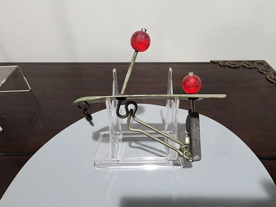 Cepilladora de salmón vintage Kasabell bailarina intermitente buzo combo patente pendiente EE. UU. Foto 2 de 4