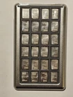 24 x 1-grams Silver .999 Pure Bullion Valcami Suisse Combibar In Element Card