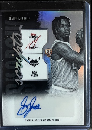 2025 Topps Signature Sion James Base (RAW)