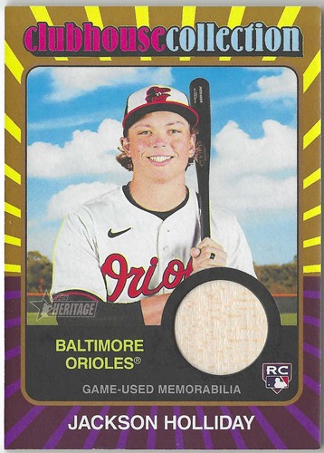 Topps Heritage Clubhouse Collection Memorabilia/Relic Cards - You Pick Upd 2/7 - Afbeelding 32 van 111