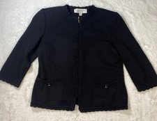 St John Essentials By Marie Gray Black Blazer