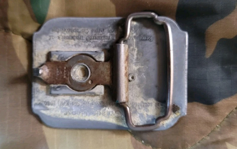 Hebilla de cinturón de ganso de Canadá Remington vintage Foto 2 de 3