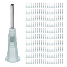 200 Pcs 0.5" 15G Blunt Tip Dispensing Needles Liquid Dispenser, Dark Green
