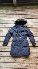 The North Face Womens Size M Black Down Parka Quilt Lined, Hooded VERY WARM 