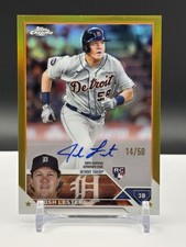 2023 Topps Chrome - Josh Lester - Gold Autograph #’d /50 Rookie (RC) - Tigers