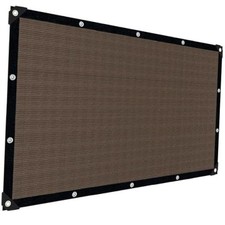 Sun Shade Cloth for Outdoor Patio,Pergola Shade Cover with 8x10FT Mocha